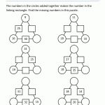 Math Puzzles 2Nd Grade   Printable Number Puzzles Ks1