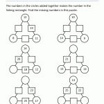 Math Puzzles 2Nd Grade   Printable Number Puzzles Ks1