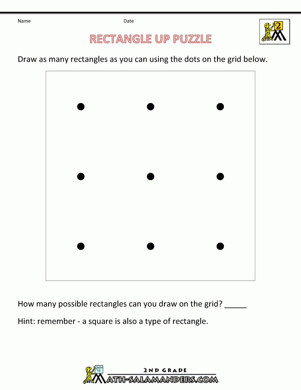 Math Puzzles For Kids - Shape Puzzles - Printable Puzzles For 12 Year Olds