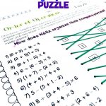 Maths Puzzles Worksheets Fun Math High School Pdf 6Th Grade Ks3 For   Printable Math Puzzles Pdf