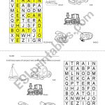 Means Of Transport And Communication Crossword   Esl Worksheet   Printable Communication Crossword Puzzle