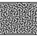 Medium Difficulty Maze Printable Puzzle Game For Free Download   Printable Puzzle Mazes