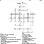 Music Theory Crossword   Wordmint   Printable Crossword Puzzles About Music