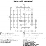 Naruto Crossword   Wordmint   Printable Naruto Crossword Puzzles