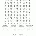National Parks Word Search Puzzle | Happy National Parks Month   Free Printable Crossword Puzzles Discovery