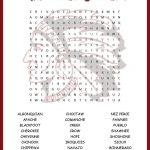 Native Americans Word Search Puzzle: Indian Tribe Names | Tpt Social   Native American Crossword Puzzle Printable