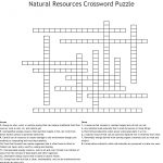 Natural Resources Crossword Puzzle Crossword   Wordmint   Recycling Crossword Puzzle Printable