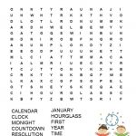 New Year Crossword Puzzle Printable – Festival Collections   Printable New Year's Crossword Puzzle