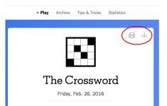 New York Times Daily Crossword Puzzle Printable