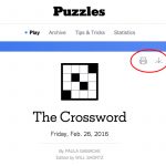 New York Times Crossword – Help   Printable Dropdown Puzzles