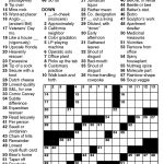 Newsday Crossword Puzzle For Apr 05, 2017,stanley Newman   Printable Crossword Puzzles Newsday