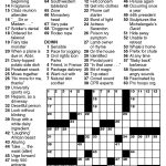 Newsday Crossword Puzzle For Jun 12, 2018,stanley Newman   Printable Crossword Puzzles Newsday