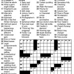 Newsday Crossword Puzzle For Mar 31, 2017,stanley Newman   Printable Crossword Puzzles Newsday