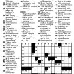 Newsday Crossword Puzzle For Oct 06, 2018,stanley Newman   Printable Crossword Puzzle 2018