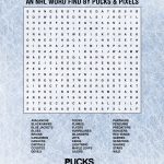 Nhl Word Searchpucks And Pixels I Could've Easily Done This   Printable Hockey Crossword