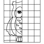 Owl Complete The Picture Drawing : Printables For Kids – Free Word   Printable Drawing Puzzles