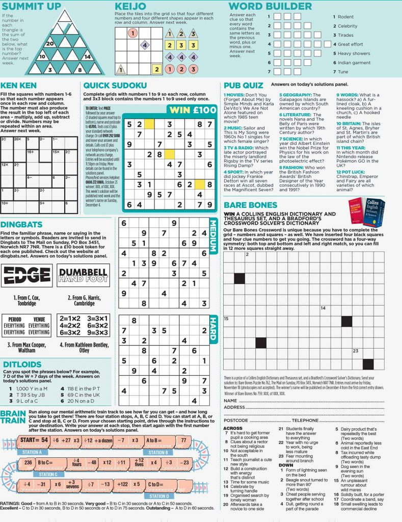 Pa Puzzles - Puzzle Design Experts To Print And Online Media - Printable Newspaper Puzzles