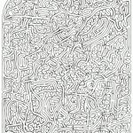 Pandemonium Maze | Late Night At The Library | Maze Worksheet   Printable Labyrinth Puzzles