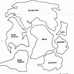 Pangaea Puzzle Pieces | Science | Continents, Oceans, Science   7 Continents Printable Puzzle