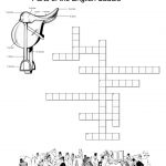 Parts Of English Saddle Crossword – Activity Page | Horse Education   Horse Crossword Puzzle Printable