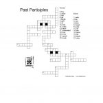 Past Participles Crossword Worksheet   Free Esl Printable Worksheets   Printable Crossword Puzzles Simple Present