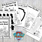 Paw Patrol Printable Puzzle Quiz Colouring Book Ideal | Etsy   Printable Puzzle Quiz