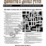 Personalized Printable Custom Crossword Puzzles For Teens. | Etsy   Printable Red Eye Crossword Puzzle