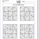 Pindadsworksheets On Math Worksheets | Sudoku Puzzles, Maths   Printable Sudoku Puzzles For 5Th Grade