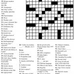 Pinjim Fraunberger On Crossword Puzzles | Free Printable   Printable Puzzles For High School Students