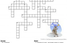 Groundhog Day Crossword Puzzles Printable