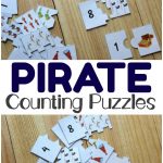 Pirate Printable Counting Puzzles For Kids   Look! We're Learning!   Printable Educational Puzzles