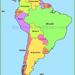 Political Map Of South America | Cool Map | South America Map, Latin   Printable Puzzle South America