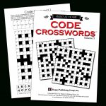 Print At Home Code Crosswords – Kappa Puzzles   Printable Variety Puzzles