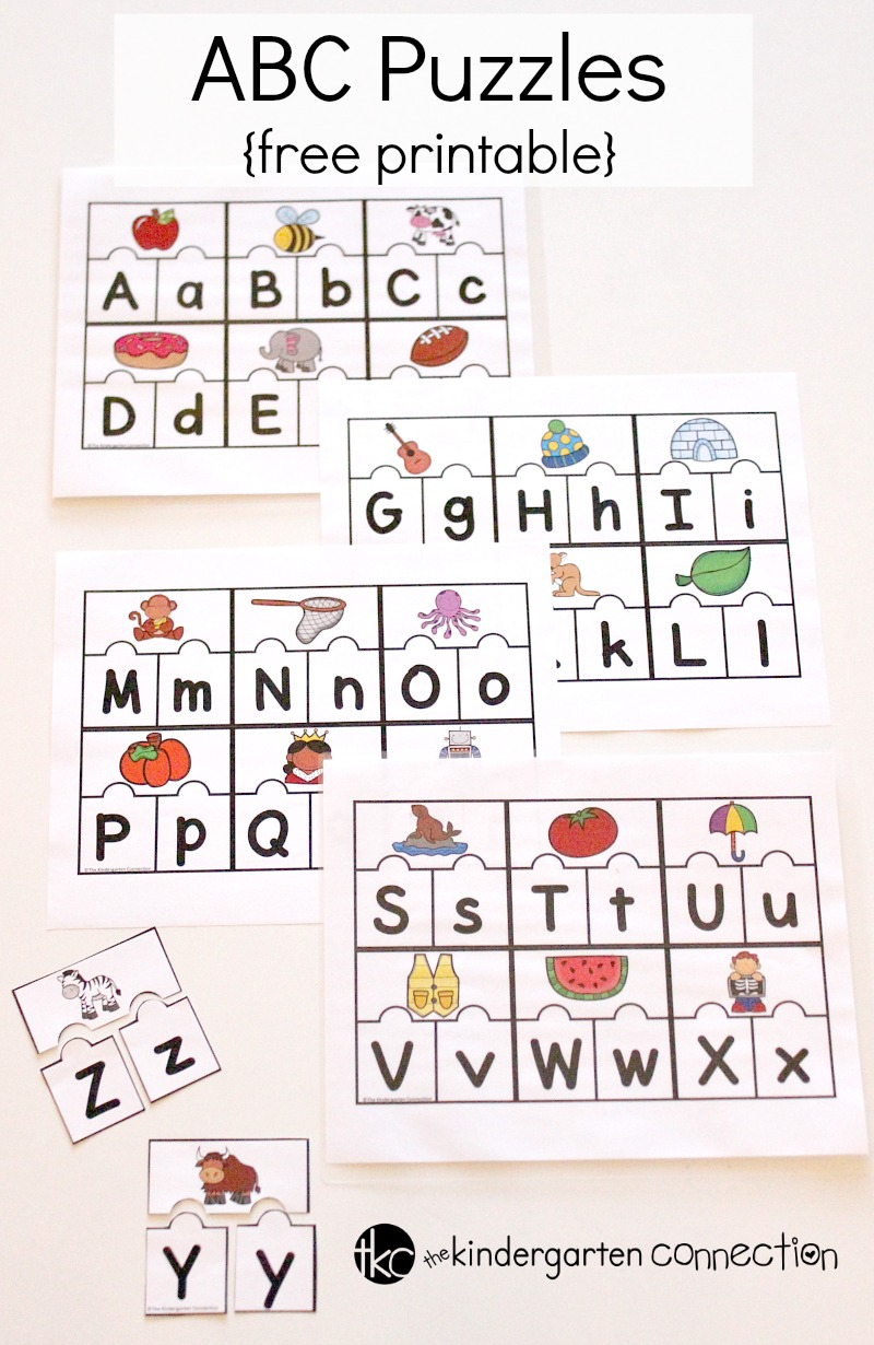 Printable Abc Puzzles For Pre-K And Kindergarten - Printable Kid Puzzles Free