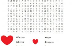 Printable Christian Valentine Craft | Valentine Word Search For Kids – Valentine Crossword Puzzles Printable