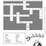 Printable Christmas Crossword Puzzle | A To Z Teacher Stuff   Crossword Puzzle 1St Grade Printable