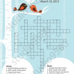 Printable Crossword Puzzle Bridal Shower Game | Bridal Shower   Free Printable Bridal Shower Crossword Puzzle