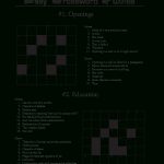 Printable Crossword Puzzles Template | Templates At   Printable Crossword Puzzles No Download
