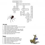 Printable Crosswords Puzzles Kids | Activity Shelter   Printable Children's Crossword Puzzles