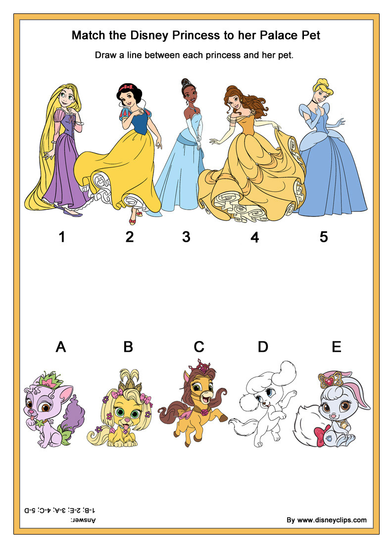 Printable Disney Games And Activities 2 | Disneyclips - Printable Crossword Disney