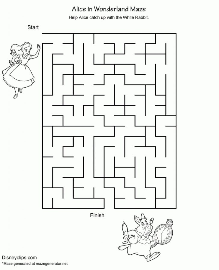 Printable Disney Mazes For Kids