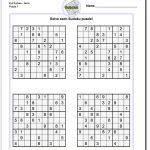 Printable Evil Sudoku Puzzles | Math Worksheets | Sudoku Puzzles   Printable Sudoku Puzzles For 5Th Grade