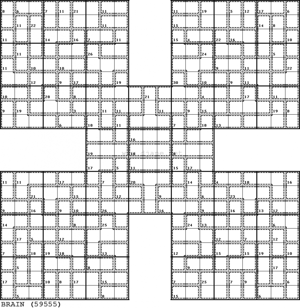 Printable Giant Sudoku Puzzles | Printable Sudoku Free - Printable Giant Puzzle