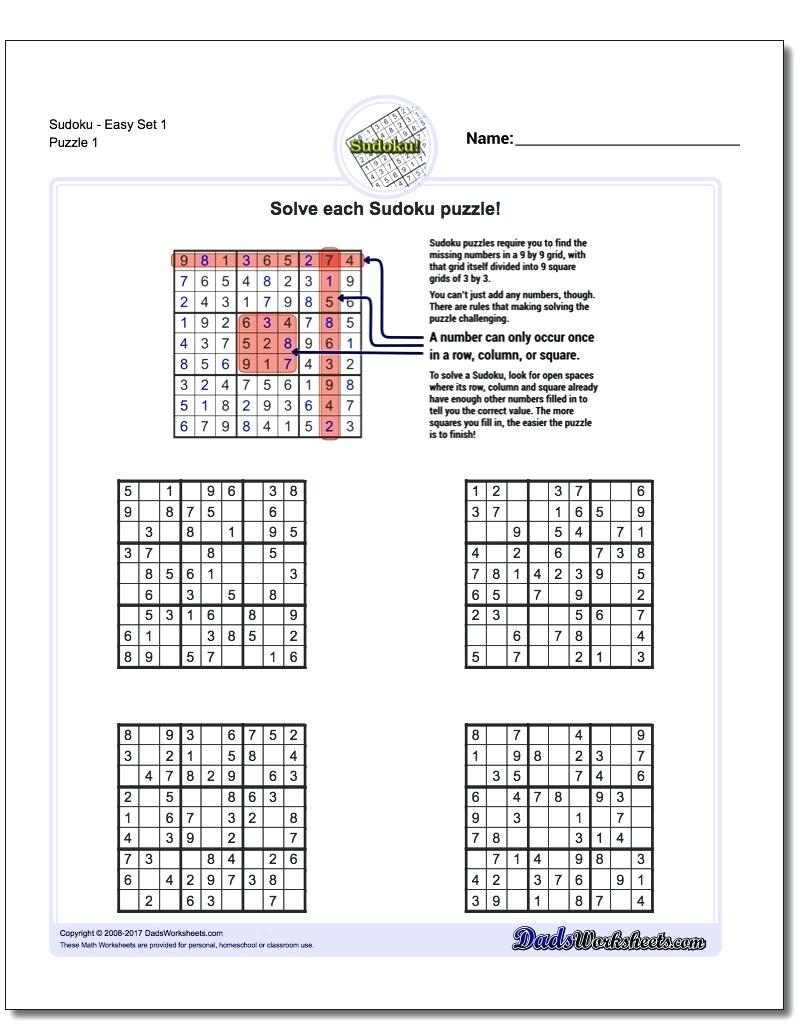 Printable Logic Puzzles Easy Printable Crossword Puzzles