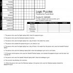 Printable Logic Puzzles Bnuauypi | Children's Arts & Crafts | Logic   Free Printable Logic Puzzle Worksheets