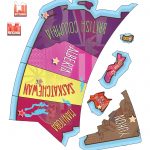 Printable Map Of Canada Puzzle | Play | Cbc Parents   Printable Puzzle Of Canada