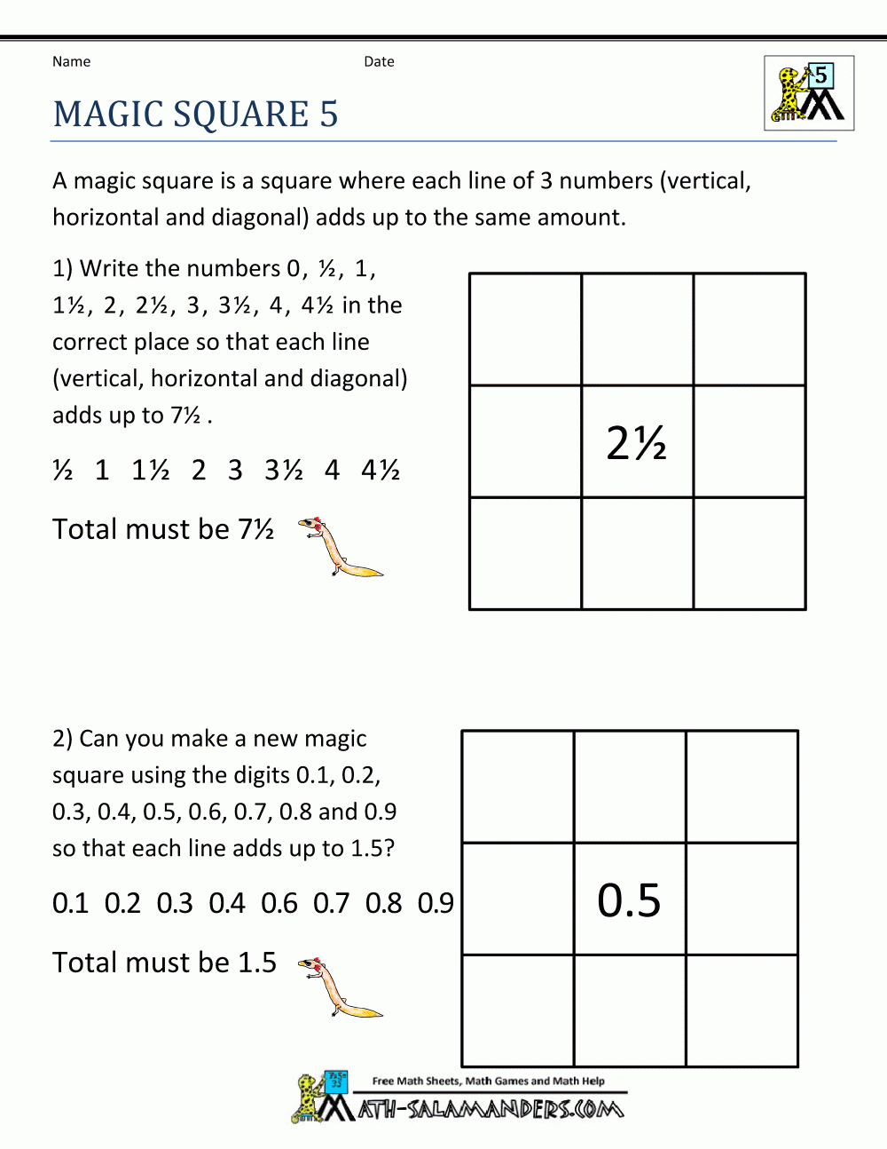 Printable Maths Puzzles For 9 Year Olds Printable Crossword Puzzles