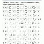 Printable Math Puzzles 5Th Grade   Printable Puzzle For 10 Year Old