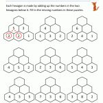 Printable Math Puzzles Sallys Hexagon Number Puzzle 1.gif (1000×1294   Printable Puzzles For 1St Graders