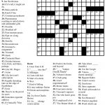 Printable Newspaper Crossword Puzzles For Free Nea Crosswords   Printable Nea Crossword Puzzle